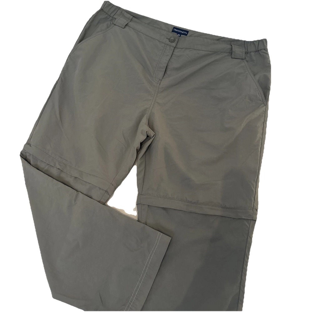 TRAVEL SMITH 44x29 GRAY 2X Men's pants Convertible Hiking Lightweight EUC